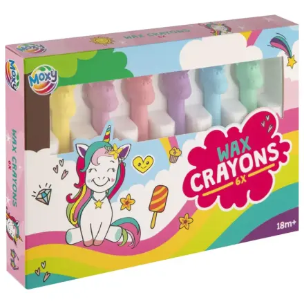 Unicorn Happy Shape pastelky, 6 ks fotografii produktu