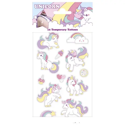 Unicorn Pastel Tattoo, balení po 12 kusech fotografii produktu