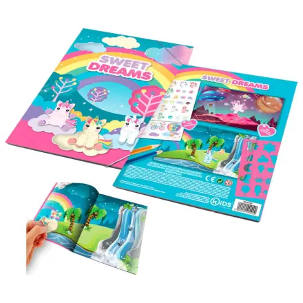 Unicorn Sweet Dreams Sticker Album s 1000 samolepkami fotografii produktu