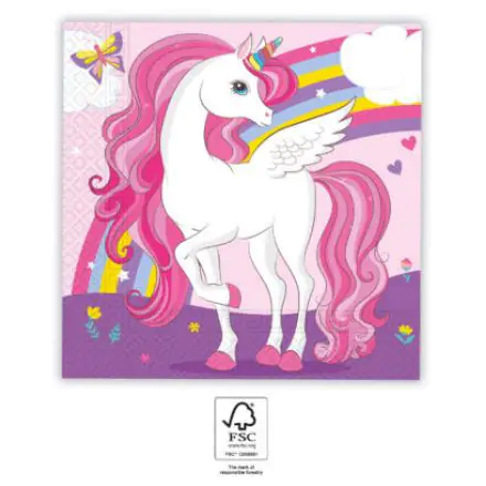 Unicorn ubrousky, balení 20 kusů, 33x33 cm, FSC fotografii produktu