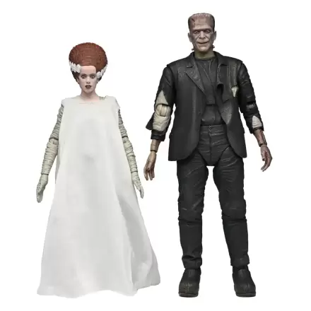 Universal Monsters Action Figures 2-Pack Bride of Frankenstein 90th Anniversary The Monster & His Mate 18 cm fotografii produktu