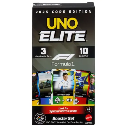 UNO Elite F1 Booster Pack karetní hra fotografii produktu