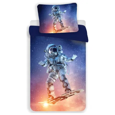 Astronaut Surf povlak na mikrovláknovou přikrývku fotografii produktu