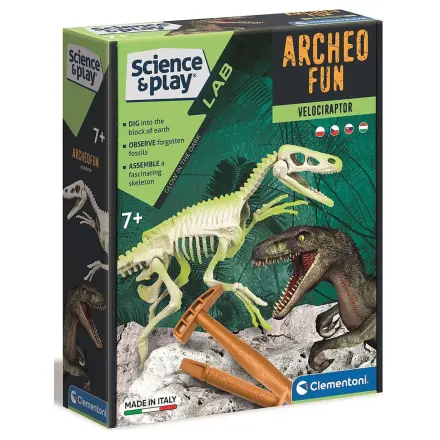 Light-Up Velociraptor Archeo Fun archeologická sada fotografii produktu