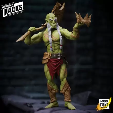 Akční figurka Vitruvian H.A.C.K.S. Mighty Orc Sovran Bur'Zagi termékfotója