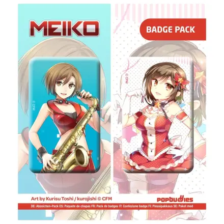 Vocaloid Sada 2 odznaků Meiko (umění: Kurisu Toshi / kurojishi) fotografii produktu