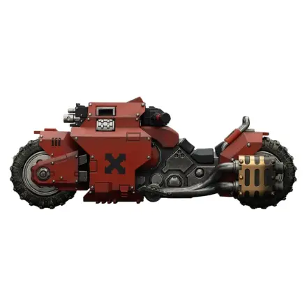 Warhammer 40,000 Raider-pattern Combat Bike Blood Angels s twin-linked bolt rifles 22 cm fotografii produktu
