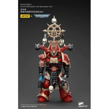 Warhammer 40k Akční figurka 1/18 World Eaters Khorne Berzerker s Berzerker lcon 13 cm termékfotója