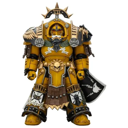 Warhammer Imperial Fists Action Figure Legion Praetor v Tartaros Terminator Armour s Power Sword a Vigil Storm Shield 14 cm fotografii produktu