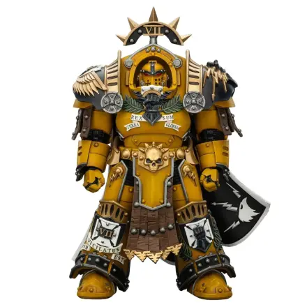 Warhammer Imperial Fists Action Figure Legion Praetor v Tartaros Terminator Armour s Power Sword a Vigil Storm Shield 14 cm fotografii produktu