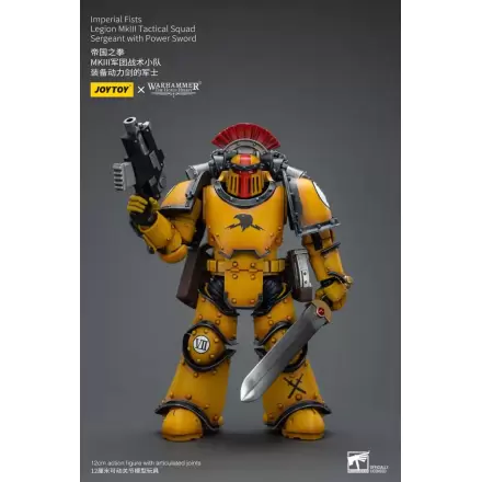 Warhammer The Horus Heresy akční figurka 1/18 Imperial Fists Legion MkIII Tactical Squad Sergeant s Power Sword 12 cm termékfotója