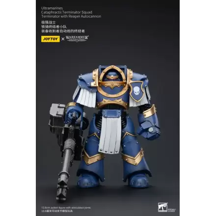 Warhammer The Horus Heresy Akční figurka 1/18 Ultramarines Cataphractii Terminator Squad Terminátor s Reaper Autocannon 14 cm termékfotója