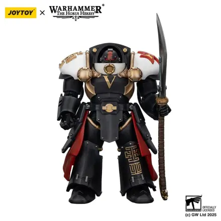 Warhammer The Horus Heresy Akční figurka White Scars Ebon Keshig Terminator 1 s Power Glaive 13 cm fotografii produktu