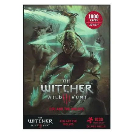 Witcher 3 Wild Hunt Puzzle Ciri a vlci - Puzzle termékfotója