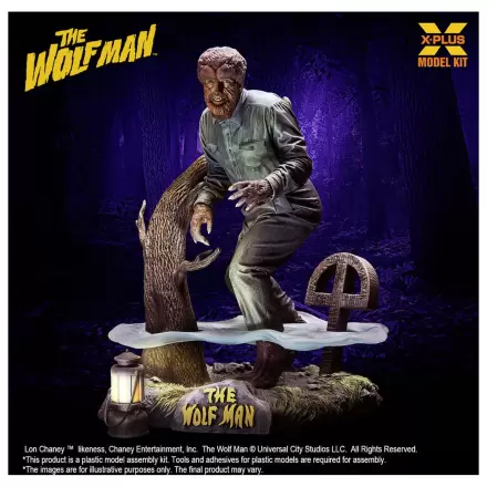 Wolf Man Plastikový Model Kit 1/8 Lon Chaney Jr. as Wolf Man 22 cm fotografii produktu