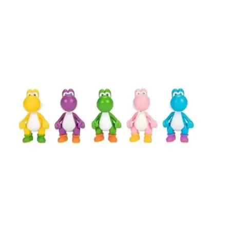 World of Nintendo Super Mario Mini Figurka 5-Pack Super Mario Wiggler, Mario und Luigi 6 cm termékfotója