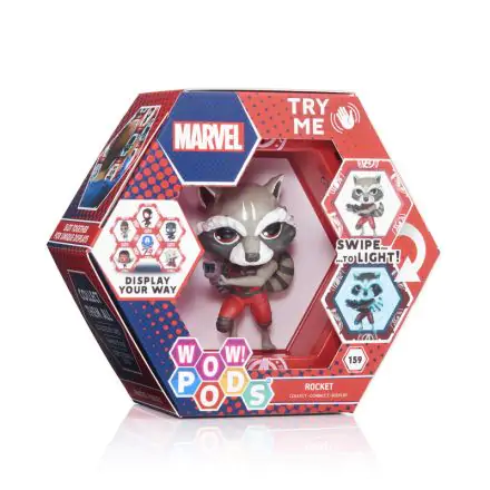 WOW! POD Marvel Rocket Raccoon led figurka fotografii produktu