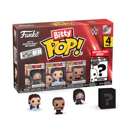 WWE Bitty Funko POP! Vinylová figurka 4-balení The Undertaker 2,5 cm termékfotója