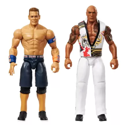 WWE Main Event Showdown Akční figurky The Rock Final Boss vs John Cena 2-balení 15 cm fotografii produktu