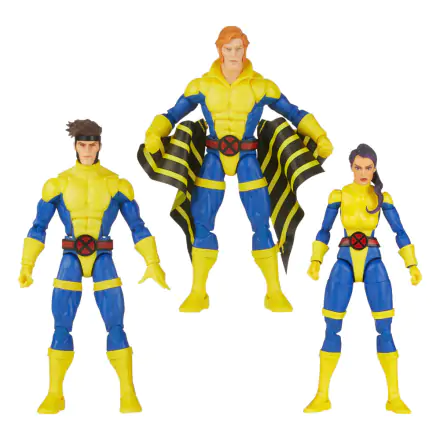 X-Men 60. výročí Marvel Legends akční figurky balení 3 ks Gambit, Marvel's Banshee, Psylocke 15 cm fotografii produktu