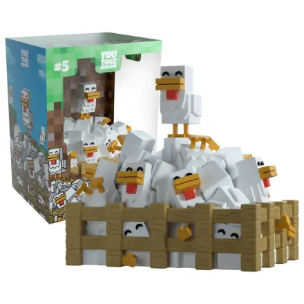 Minecraft Chickens figurka 9 cm fotografii produktu