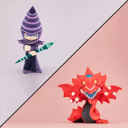 Yu-Gi-Oh! Duel Monsters Megatoon PVC socha Slifer the Sky Dragon & Dark Magician (s dárkem) termékfotója