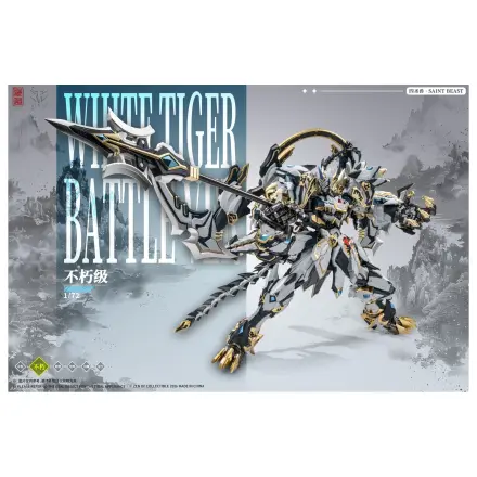 ZEN OF Collectible CD-02U White Tiger Battle Version figura 28cm fotografii produktu