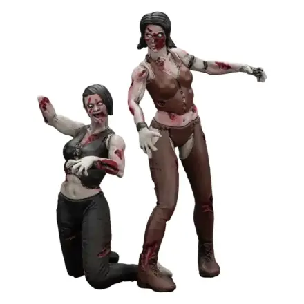 Zombie Dark Source akční figurky 2-Pack ženské zápasnice 8 cm fotografii produktu