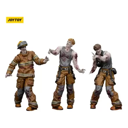 Zombie Dark Source Akční figurky 3-Pack Hasiči 8 cm fotografii produktu