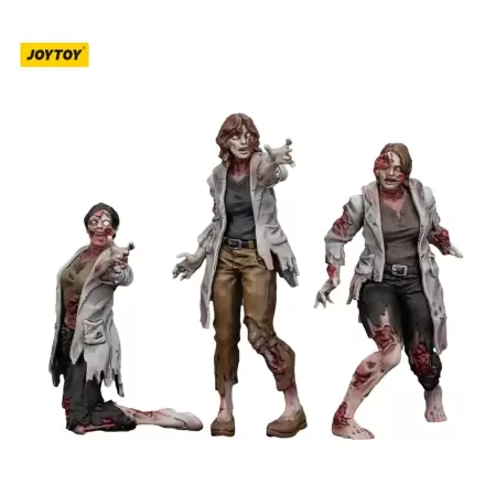 Zombie Dark Source akční figurky 3-Pack vědkyně (ženy) 8 cm fotografii produktu