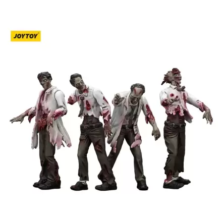 Zombie Dark Source akční figurky 4-Pack Scientists (Male) 8 cm fotografii produktu