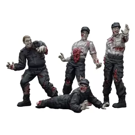 Zombie Dark Source akční figurky 4-Pack Security Guards 8 cm fotografii produktu
